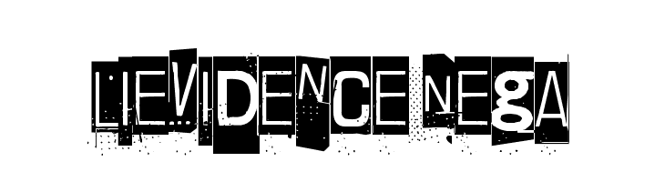 Lievidence Nega Шрифта