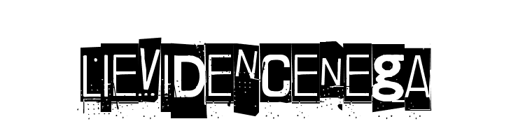 Lievidence Nega  Free Fonts Download