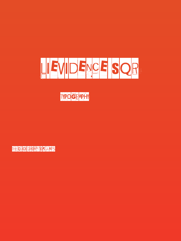 Lievidence SQR Poster