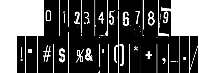 Lievidence TNY Font OTHER CHARS