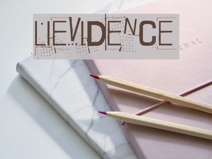 Lievidence Font examples