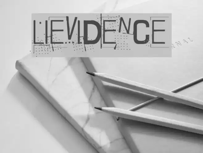 Lievidence Font examples
