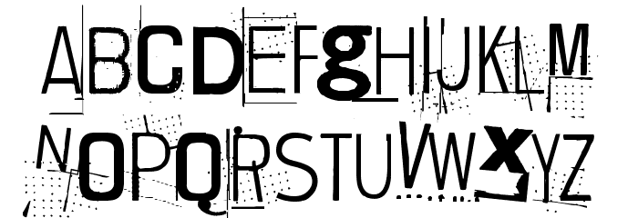 Lievidence Font LOWERCASE