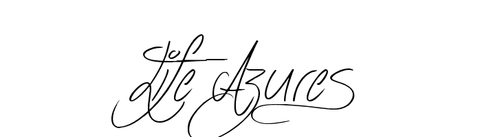 Life Azures Font