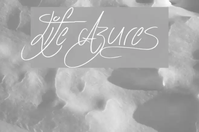 Life Azures Font examples