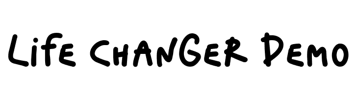 Life Changer Demo  Free Fonts Download