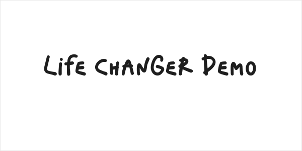 Life Changer Demo Logo