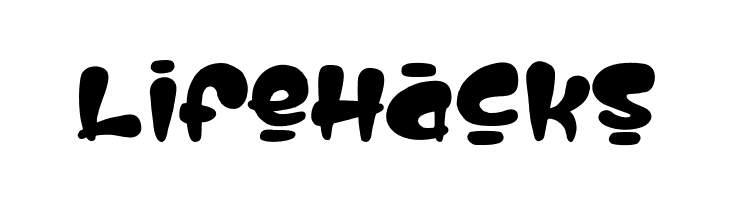 Life Hacks  Frei Schriftart Herunterladen