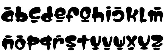 Life Hacks Font LOWERCASE