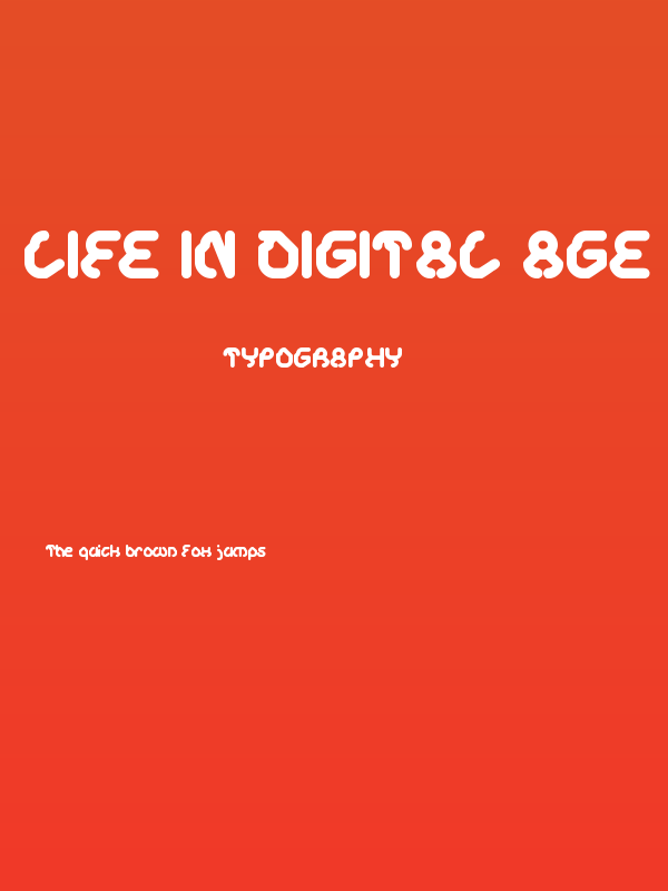 Life In Digital Age Poster