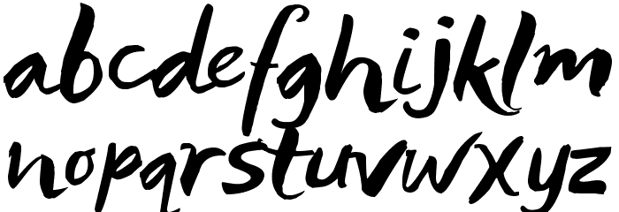 Life Is A Right Time Font LOWERCASE