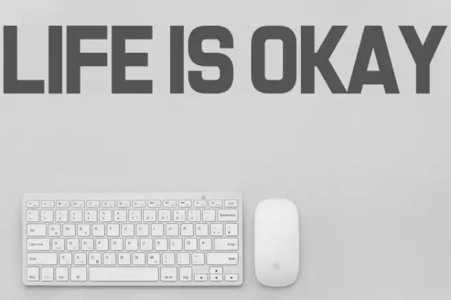 Life Is Okay Font examples