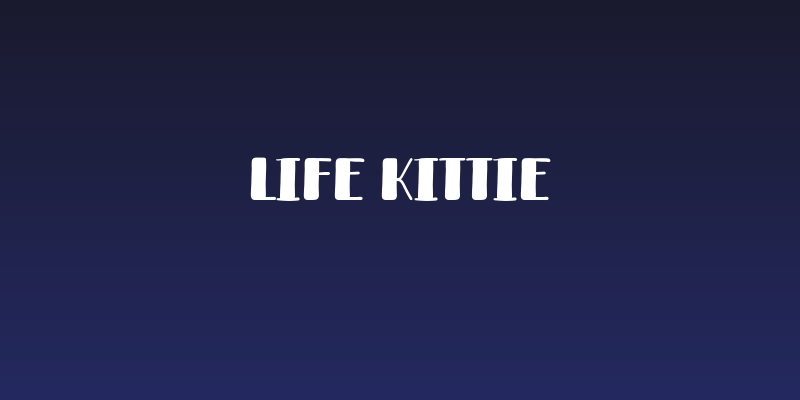 Life Kittie Social Header