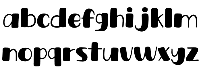 Life Kittie Font LOWERCASE