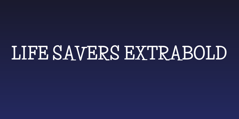 Life Savers ExtraBold Social Header