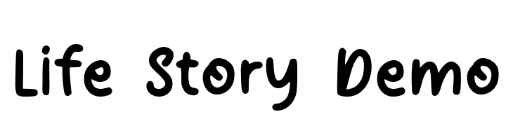 Life Story Demo  Descarca Fonturi Gratis