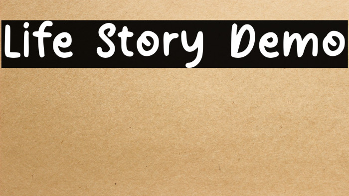 Life Story Demo Example 3