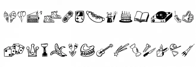 Life Style Memory Polices MAJUSCULES