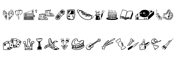 Life Style Memory Font LOWERCASE