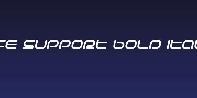Life Support Bold Italic Social Header