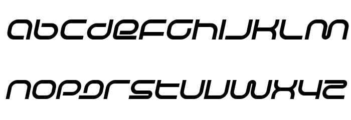 Life Support Bold Italic Font LOWERCASE