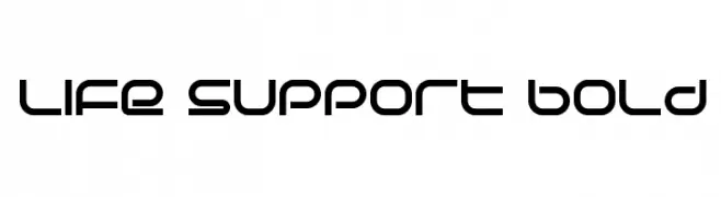 Life Support Bold  フリーフォントのダウンロード
