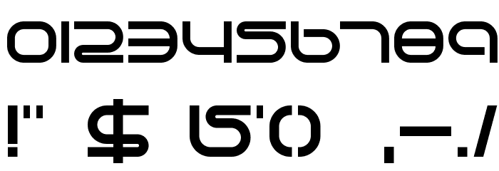 Life Support Bold Font OTHER CHARS