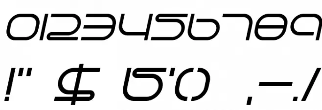 Life Support Italic フォント その他の文字