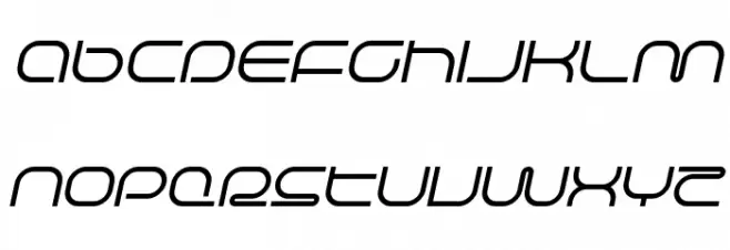 Life Support Italic Schriftart Groß