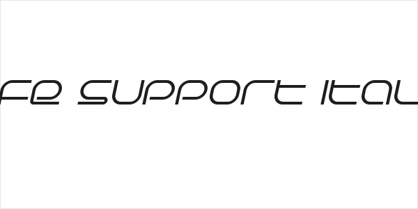 Life Support Italic Logo