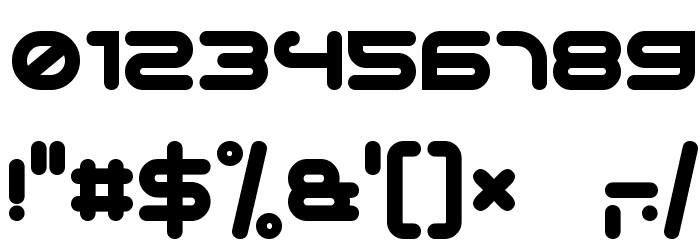 Life in Space Bold Font OTHER CHARS