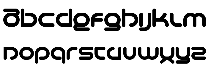 Life in Space Bold Font LOWERCASE