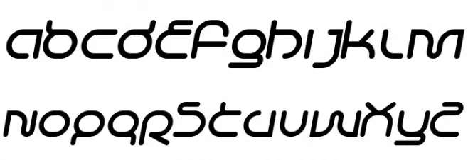 Life in Space Italic Font Litere mari