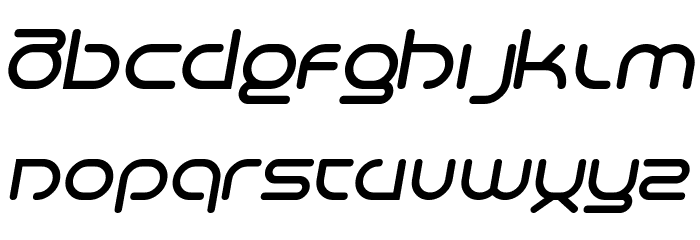Life in Space Italic Font Litere mici