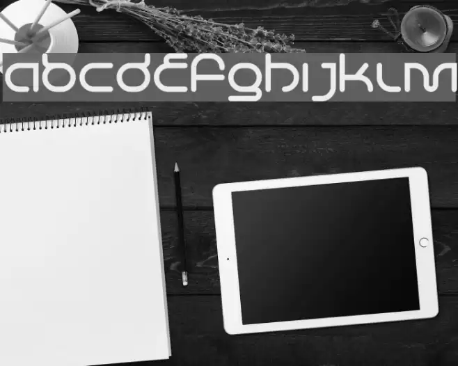 Life in Space Schriftart examples