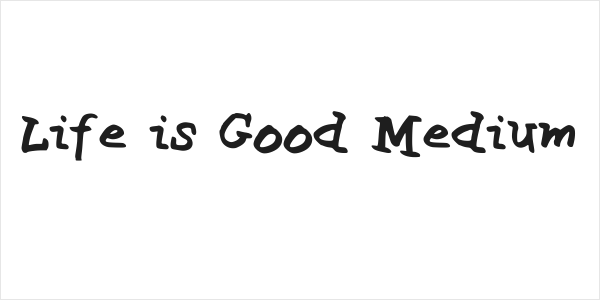Life is Good Medium Logo