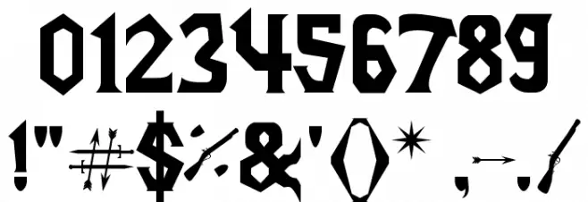 LifeCraftRegular Font OTHER CHARS