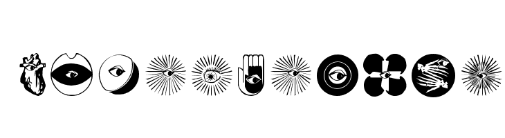 LifeEyecons  免费字体下载
