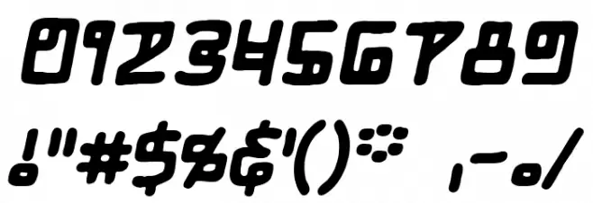 LifeForm BB Bold Font OTHER CHARS