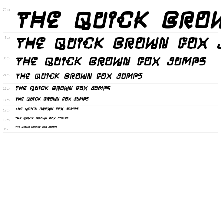 LifeForm BB Bold Waterfall