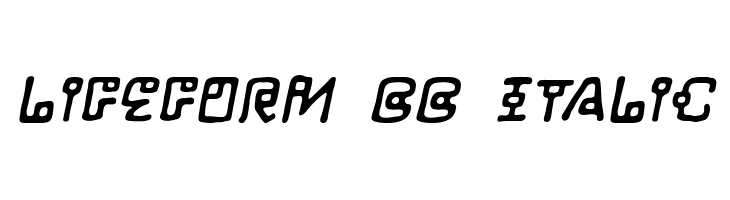 LifeForm BB Italic  لخطوط تنزيل