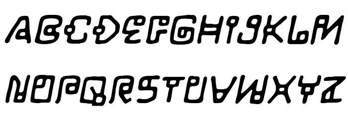 LifeForm BB Italic Font LOWERCASE
