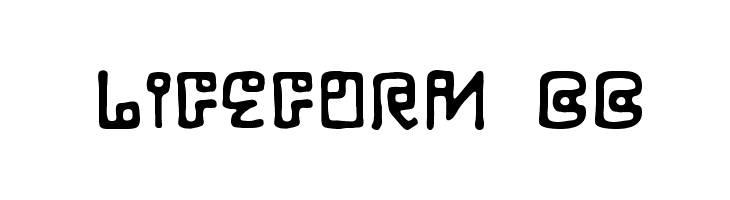 LifeForm BB  Frei Schriftart Herunterladen