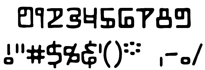 LifeForm BB Font OTHER CHARS