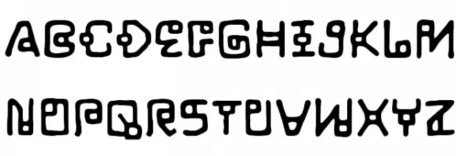 LifeForm BB Шрифта ВЕРХНИЙ