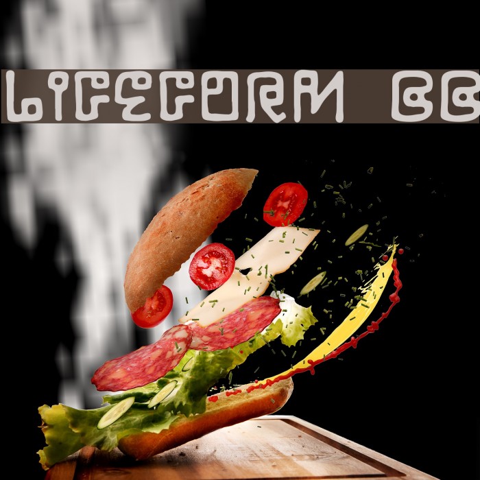 LifeForm BB Font examples