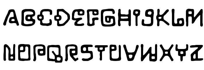 LifeForm BB Font LOWERCASE