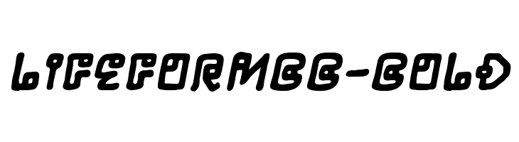 LifeFormBB-Bold  font caratteri gratis