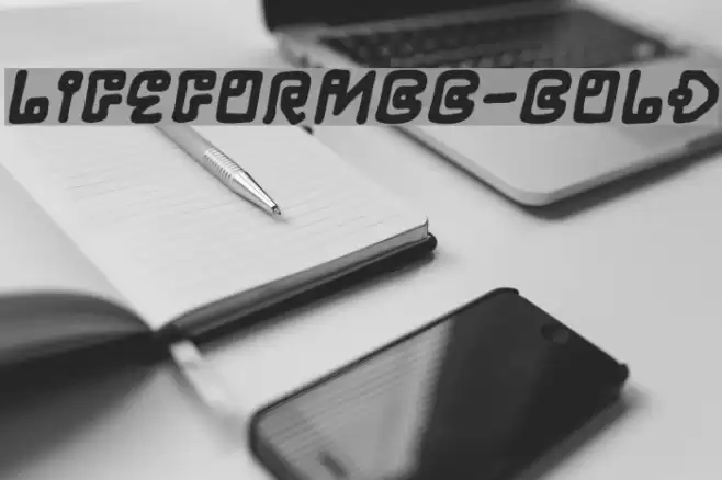 LifeFormBB-Bold Font examples