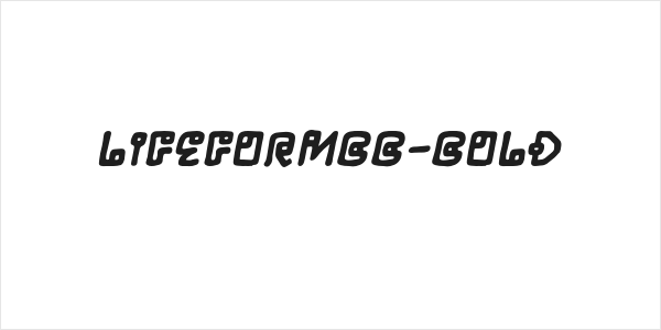 LifeFormBB-Bold Logo